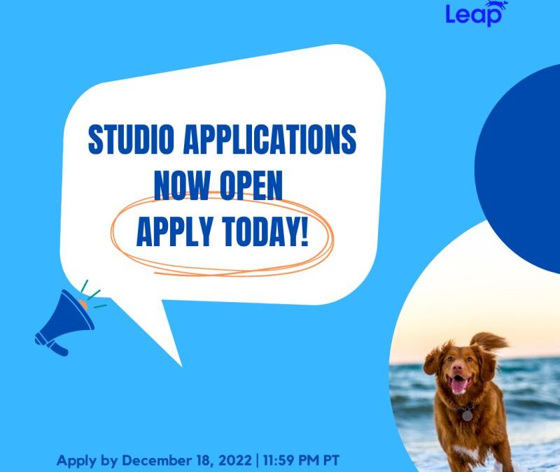 Leap Venture Studio Accelerator Program Applications Now Open for 2023