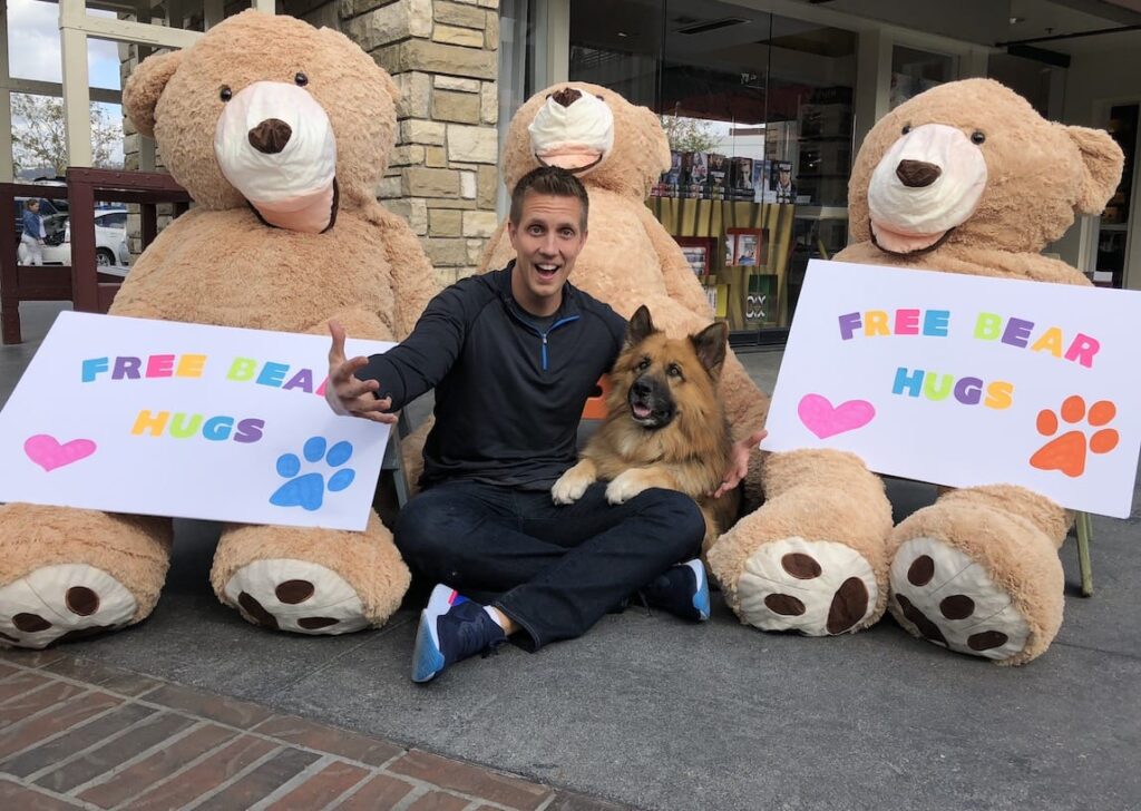 Rocky Kanaka and Herschel on Dog's Day Out