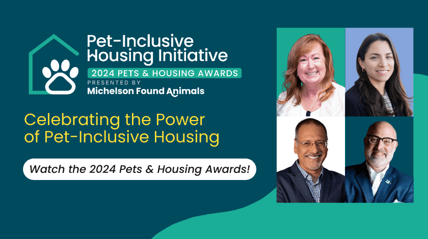 Watch the 2024 Pets & Housing Awards 